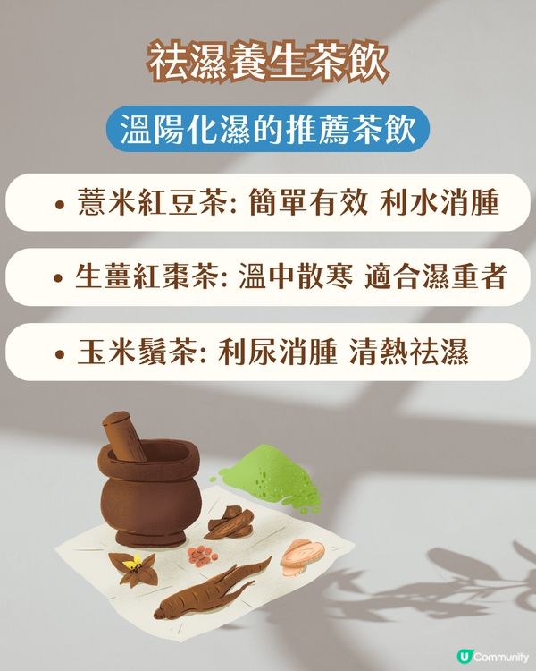 女生必看！濕氣重自救指南 3款祛濕茶+3大忌口 輕鬆告別暗沉/浮腫/易胖體質‼️