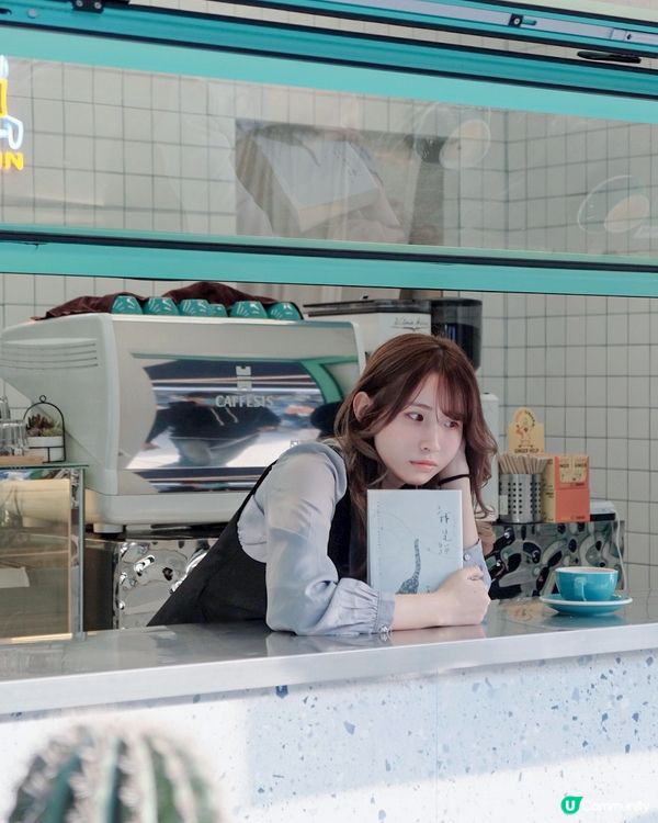 香港打卡🇭🇰天水圍藍白花牆隱世cafe 💙☕️