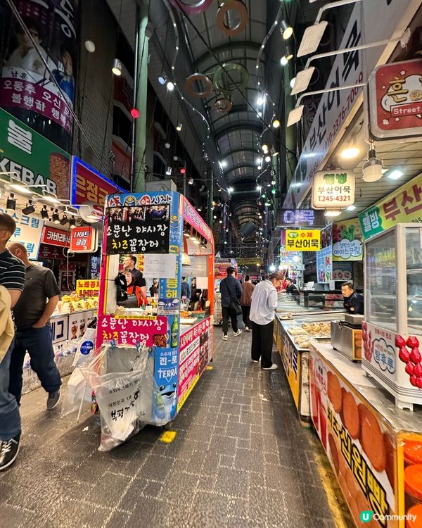 🇰🇷釜山夜市體驗「富平罐頭夜市」迷你版小夜市🥰
