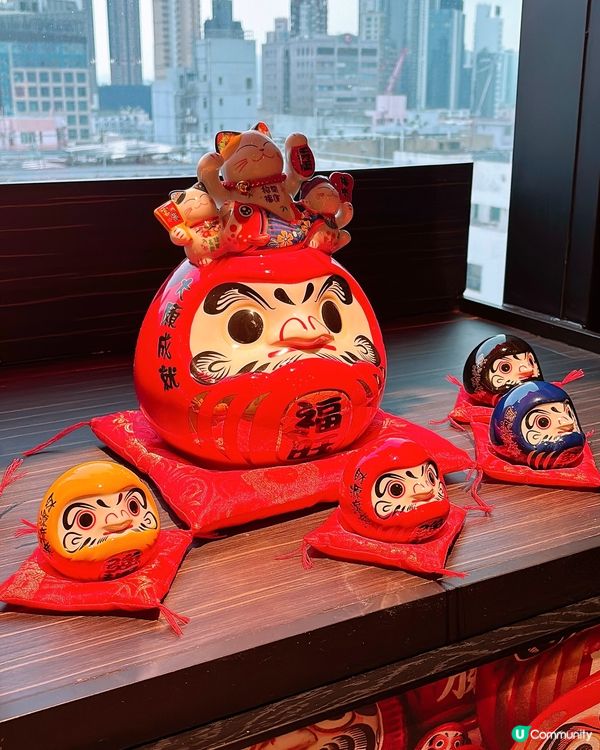 🎏旺角最新打卡餐廳‼️超多達摩等你打卡🤩