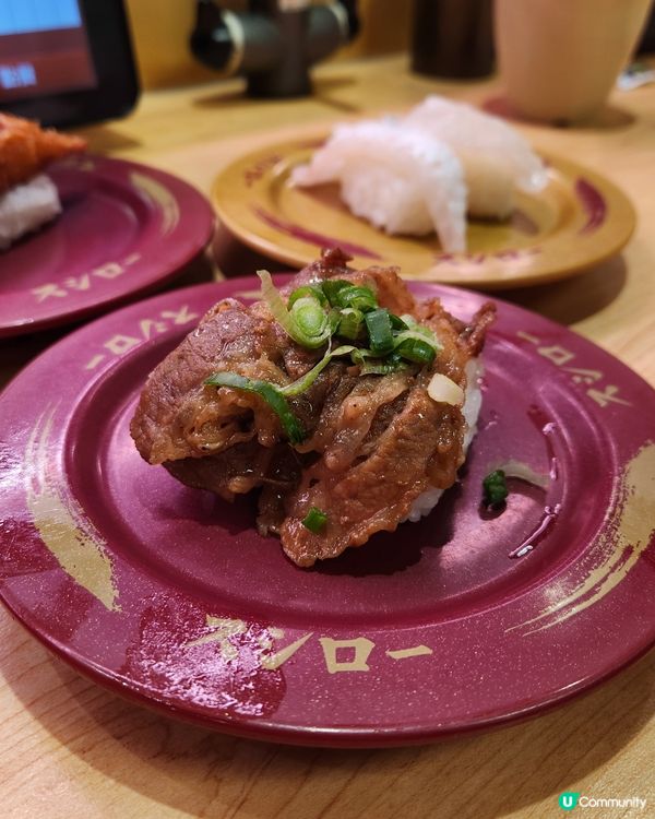 灸燒紅酒鵝肝配蒜味醬 [壽司郎]