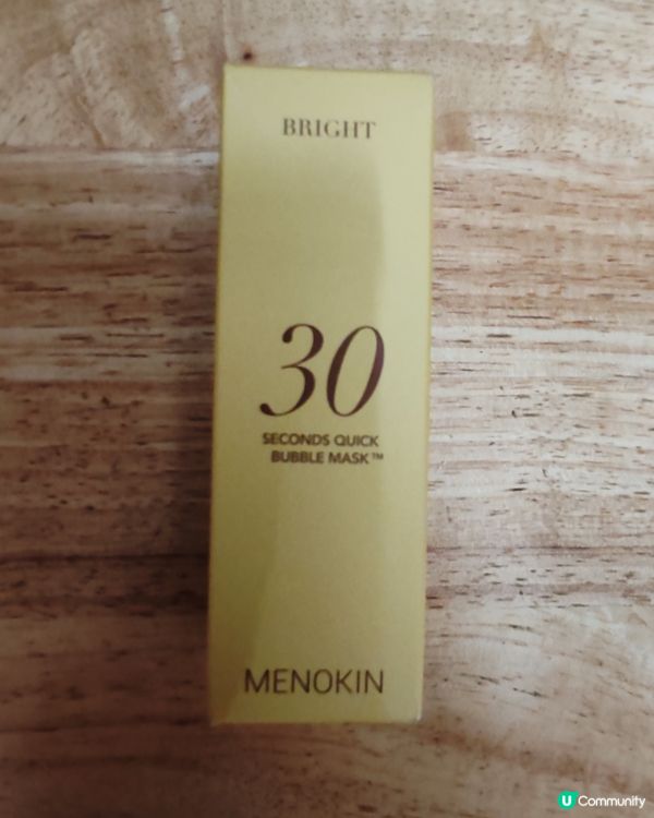 韓國純素泡泡面膜MENOKIN✨30秒提亮✨敏感肌都啱用！