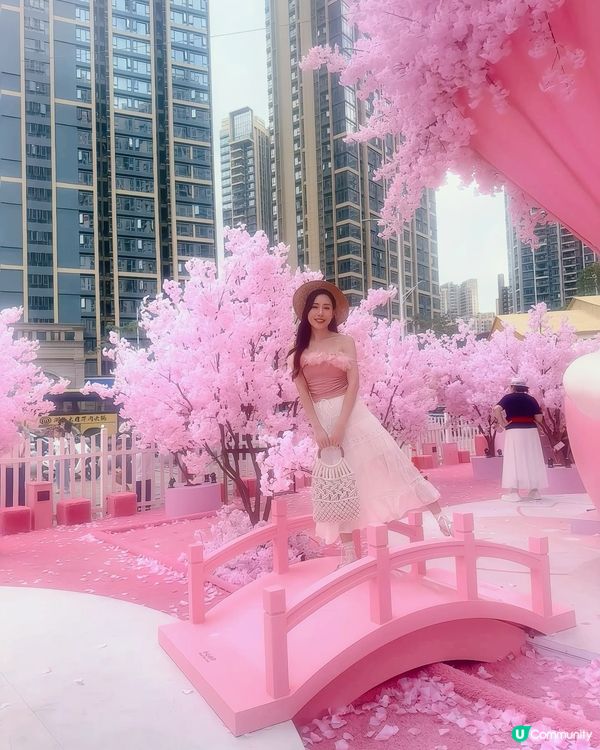 櫻花與熱氣球的浪漫展🌸