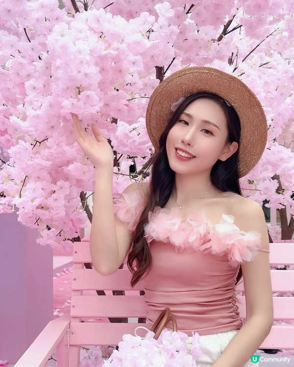 櫻花與熱氣球的浪漫展🌸