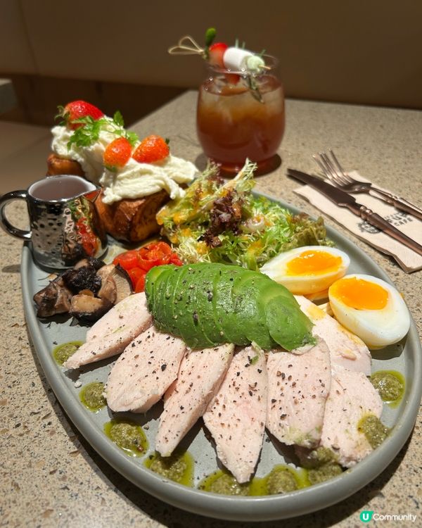 荃灣日系Cafe Ufufu🥑🍞🍓美味吸睛嘅法式多士同芭菲