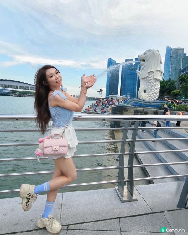 新加坡魚尾獅公園Merlion Park：必拍地標！