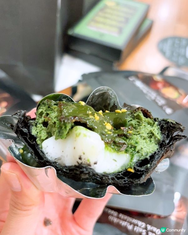 超濃開心果味麻糬撻😍😍