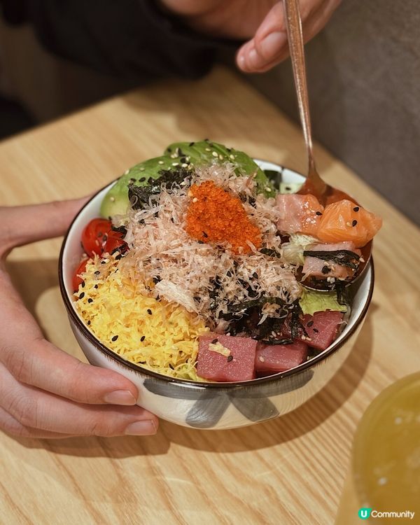 北角繽紛魚生蓋飯 ◜ POKE GREEN ◞ ෆ​ 