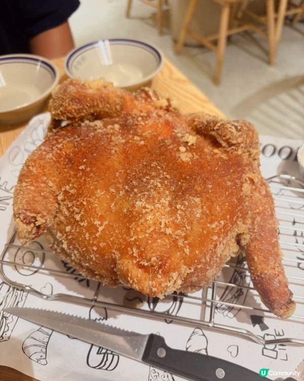 巷仔內🥢正宗台灣好味道！巨無霸炸全雞也太誇張了吧！