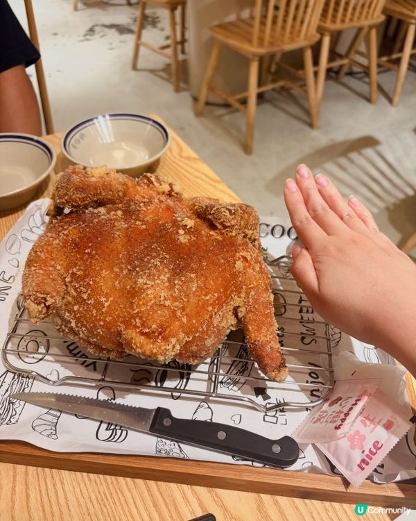 巷仔內🥢正宗台灣好味道！巨無霸炸全雞也太誇張了吧！