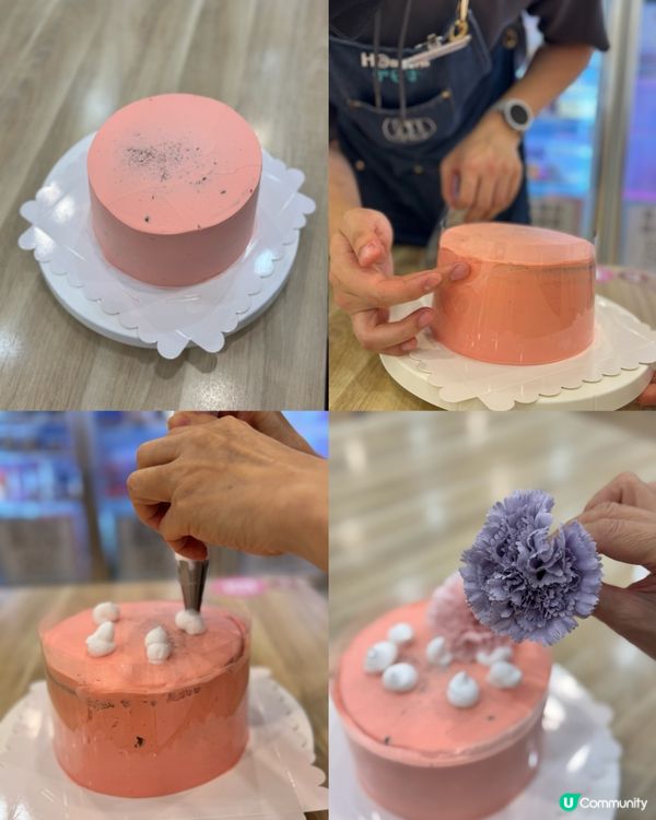 母親節蛋糕DIY 💖  手作甜蜜時光