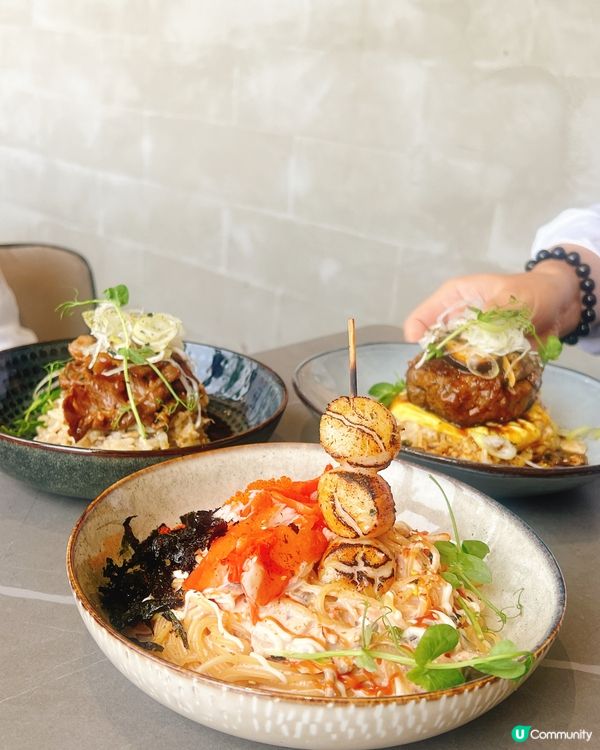 銅鑼灣隱世海景餐廳UMI😍🌟足料帶子意粉x和牛漢堡扒必食!🍝