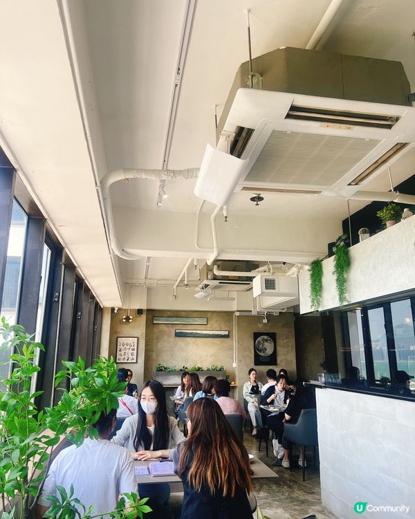 銅鑼灣隱世海景餐廳UMI😍🌟足料帶子意粉x和牛漢堡扒必食!🍝