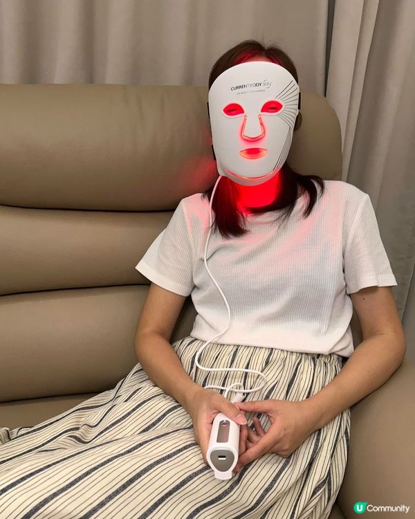 【 能讓LED光穿透的水凝膠面膜 】