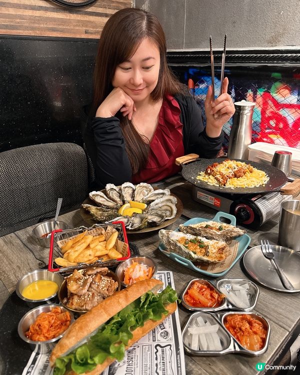 旺角新派韓式料理+無限任叫$10生蠔
