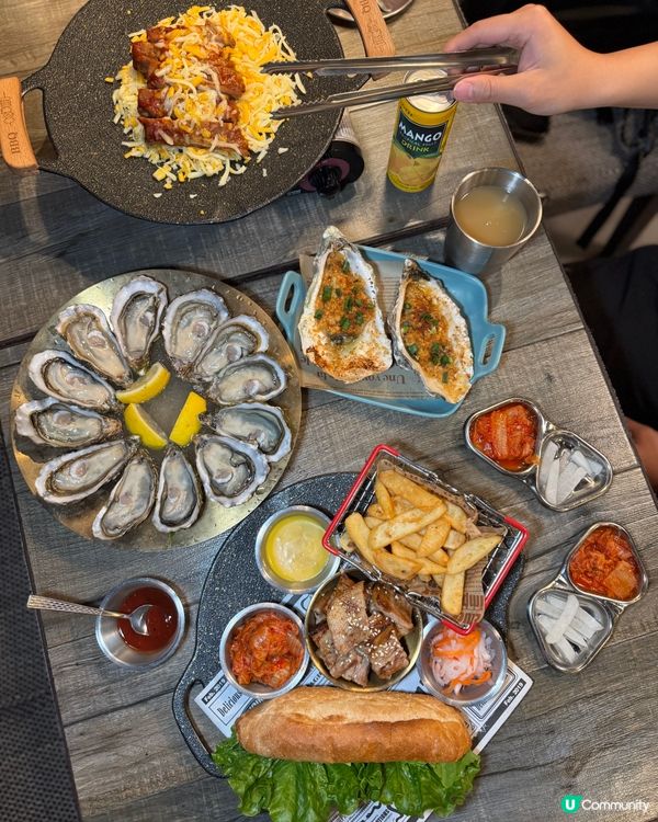 旺角新派韓式料理+無限任叫$10生蠔