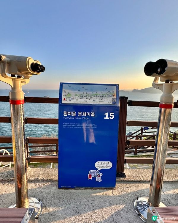🇰🇷釜山白淺灘文化村｜海景咖啡＋特色小店＋日落美景