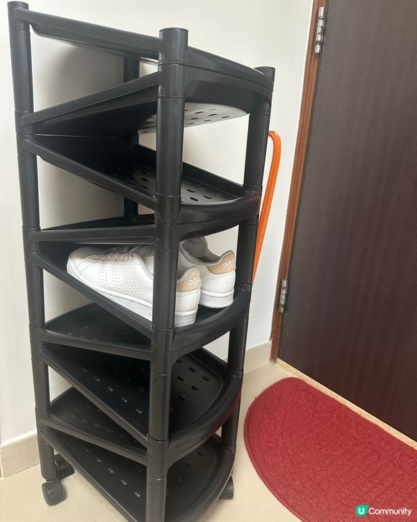 吸塵神器最佳拍檔：滾輪鞋架，收納神器！👟✨