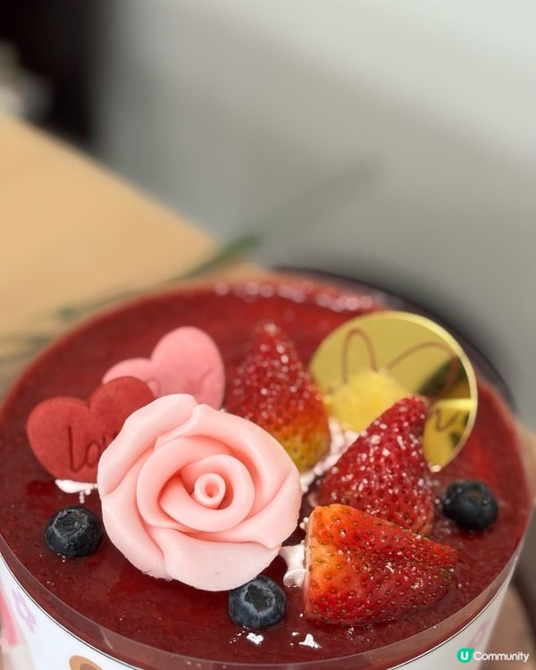 母親節限定|心花莓果蛋糕💐