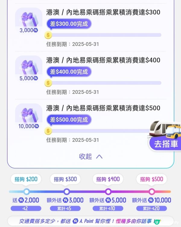 5月支付寶搭車任務，拎到A Point🟰賺錢💰！？ 😱