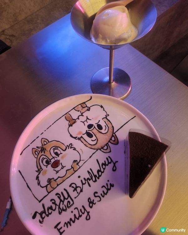 旺角粉紅餐廳 🎂 1890 自訂甜品圖案！