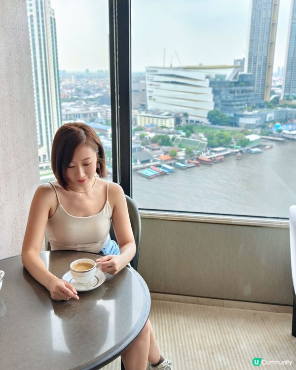 ## 曼谷香格里拉酒店打卡 📸  古色古香，海景一流！