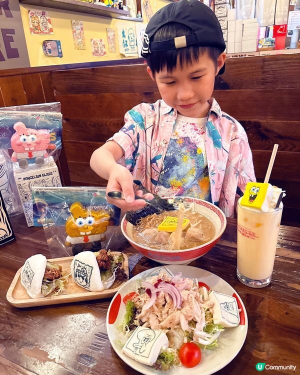 海棉寶寶造型拉麵店