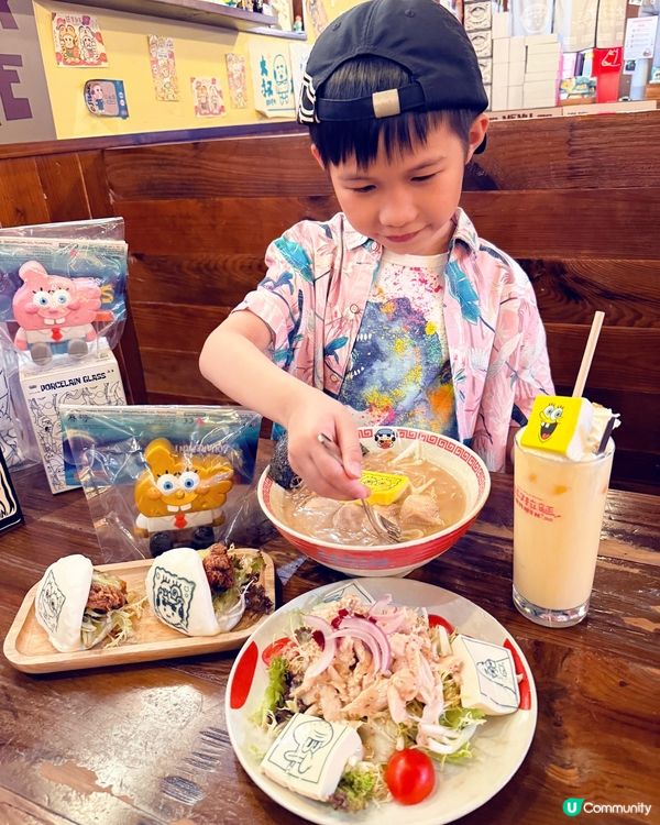 海棉寶寶造型拉麵店