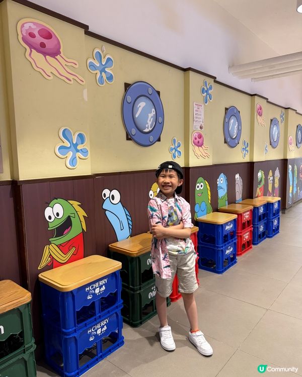 海棉寶寶造型拉麵店