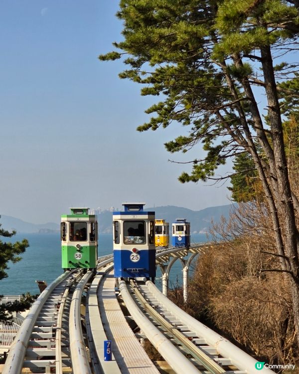 ✨搭上Busan Blue Line Park天空膠囊列車！
