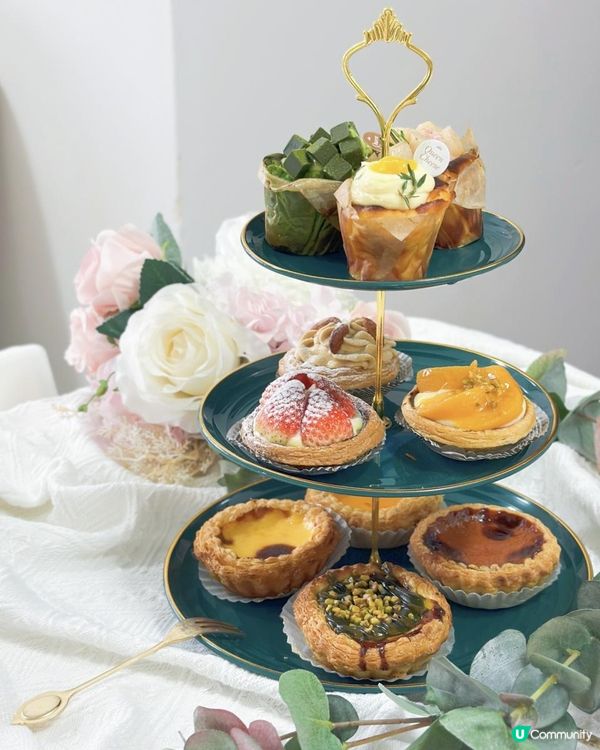 母親節三層架甜品set