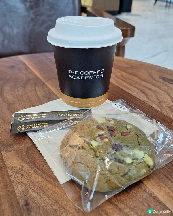 麥蘆卡coffee + 抹茶紅豆cookie