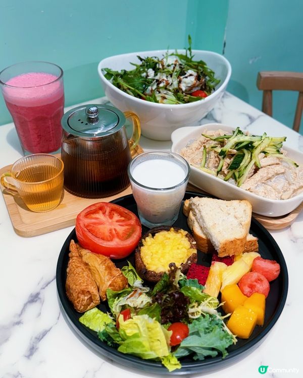 灣仔素食之旅😋超治癒的綠植🪴美味的全日早餐🥣