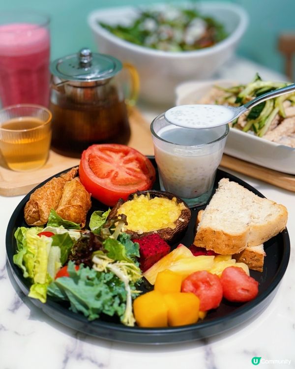 灣仔素食之旅😋超治癒的綠植🪴美味的全日早餐🥣