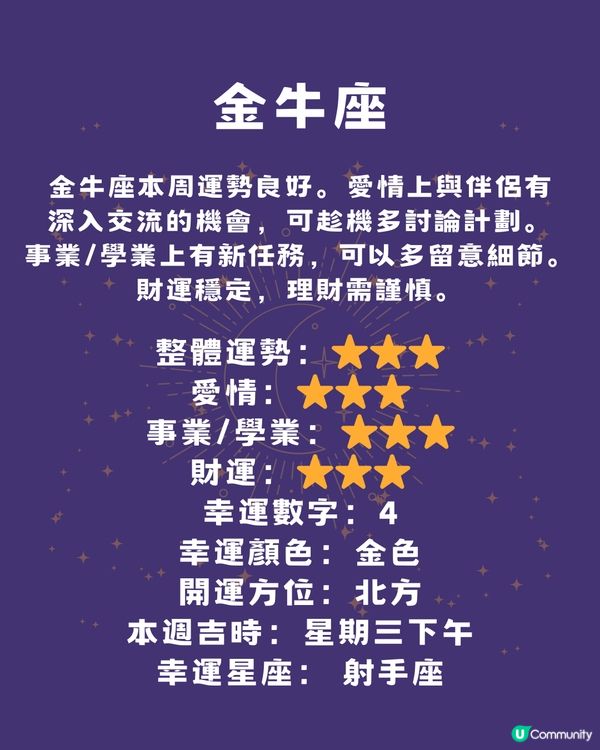 12星座本週運程(6/5-11/5)🌟