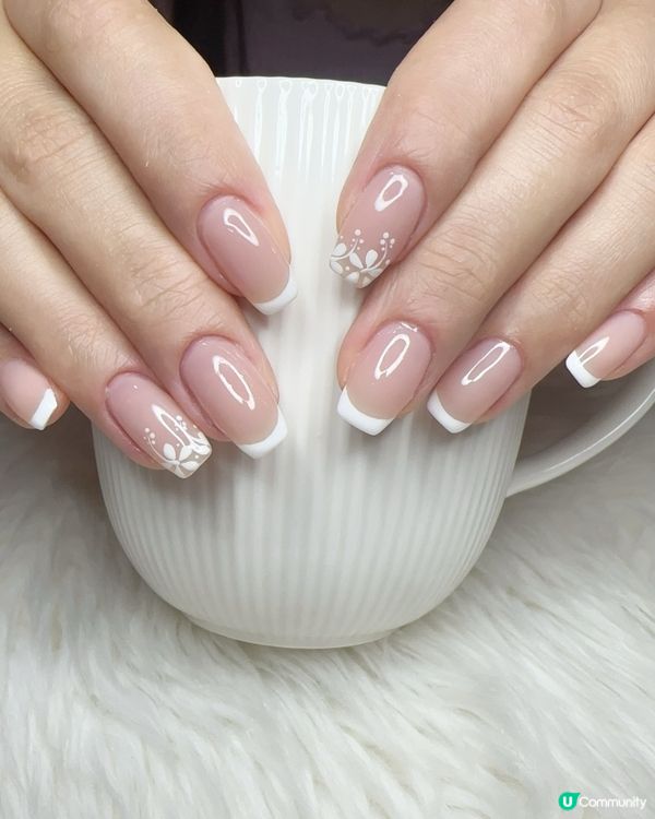 優雅法式靚gel甲💅🥰