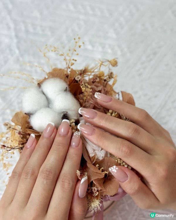 優雅法式靚gel甲💅🥰