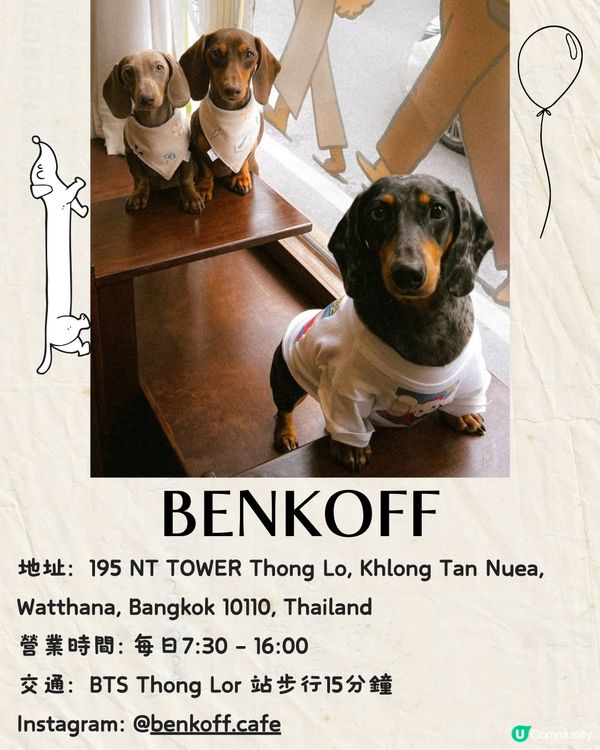 泰國人氣Cafe推出臘腸狗盲盒🐶8款狗狗拿掃把/麵包當樂器超可愛🔥附購買資訊