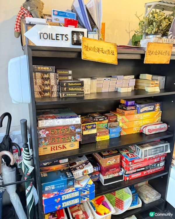 旺角樓上Cafe☕️｜Board Games任玩聚會好去處