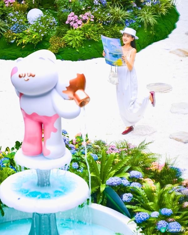 深圳前海壹方城打卡秘點🌺藤蔓花藝裝置如置身新加坡‼️免費打卡/地鐵直達🚇4大打卡位