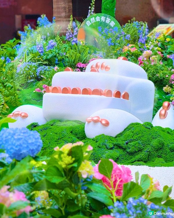 深圳前海壹方城打卡秘點🌺藤蔓花藝裝置如置身新加坡‼️免費打卡/地鐵直達🚇4大打卡位