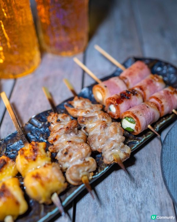 尖沙咀樓上日式燒鳥店 日本農場直送香草雞肉🐤