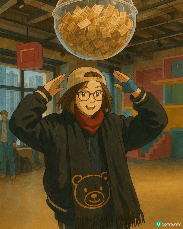 好開心偶遇中年好聲音3歌手拍攝中，一齊合照