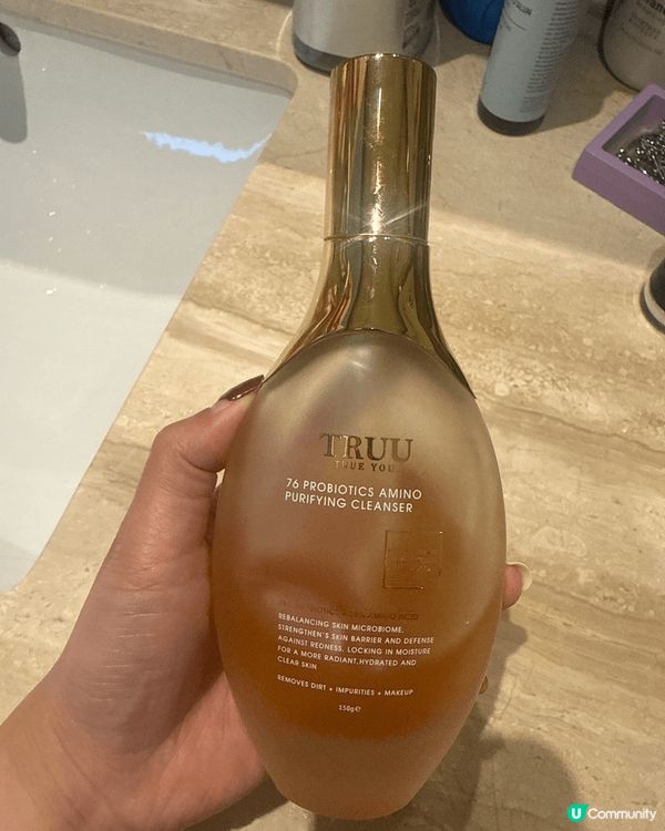 TRUU洗面-唧出起泡洗得好乾淨也不崩緊，用了一段時間毛孔細...