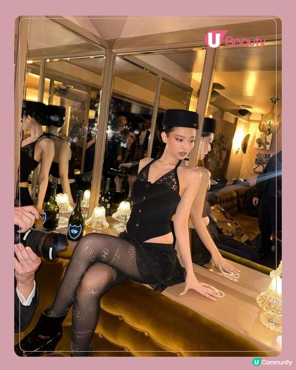 Jennie分享Met Gala幕後照