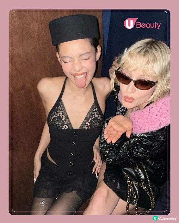 Jennie分享Met Gala幕後照