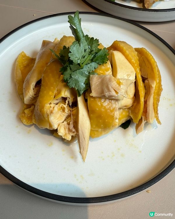 文華東方快船廊海南雞髀飯😋  正到爆！