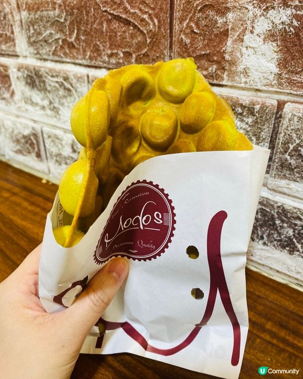 港式美食😋雞蛋仔🥚班蘭味清清地