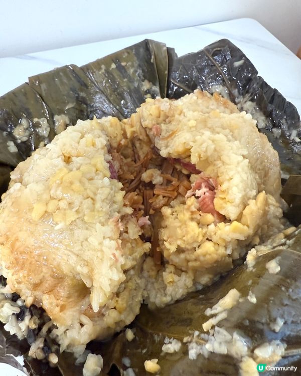 【 肉香四溢的台式五香肉燥粽 】