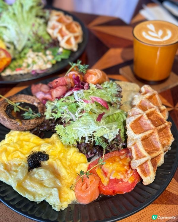 元朗大熱cafe By The O☺️ 地方闊落又抵食💕